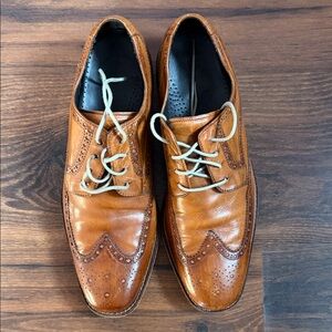 Classic Brown Leather Men's Brogues by Cole Haan